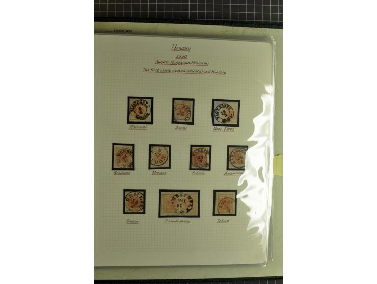 1577/1872, zweibändige Spezialsammlung, beginnend mit kpl. Brief 1577 von Simon Forgacs 'Capitanus Supremus" von Ungarn an de