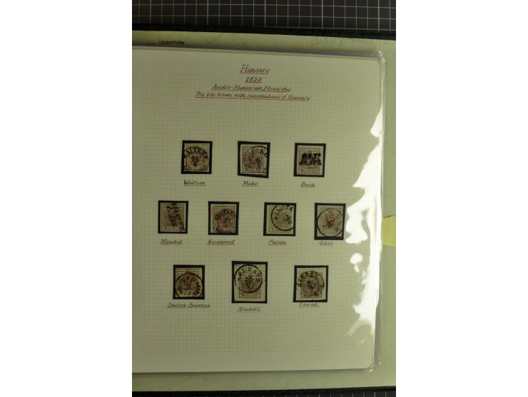 1577/1872, zweibändige Spezialsammlung, beginnend mit kpl. Brief 1577 von Simon Forgacs 'Capitanus Supremus" von Ungarn an de