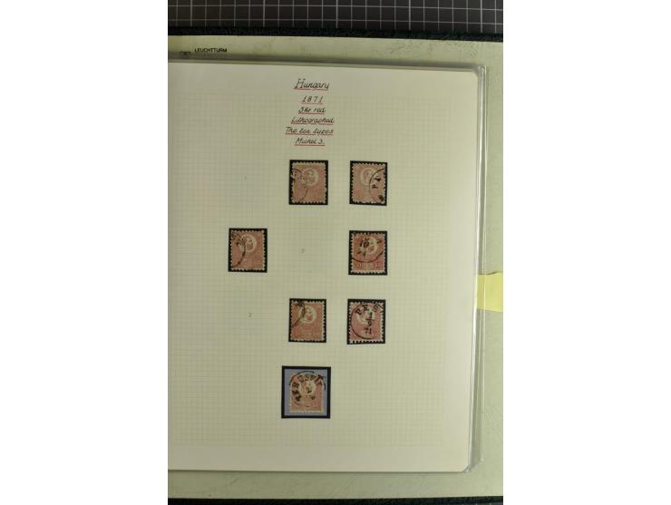 1577/1872, zweibändige Spezialsammlung, beginnend mit kpl. Brief 1577 von Simon Forgacs 'Capitanus Supremus" von Ungarn an de