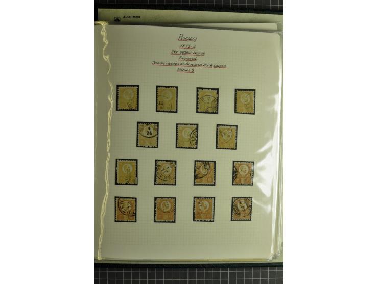1577/1872, zweibändige Spezialsammlung, beginnend mit kpl. Brief 1577 von Simon Forgacs 'Capitanus Supremus" von Ungarn an de