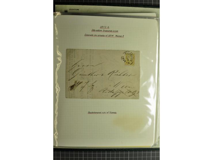 1577/1872, zweibändige Spezialsammlung, beginnend mit kpl. Brief 1577 von Simon Forgacs 'Capitanus Supremus" von Ungarn an de