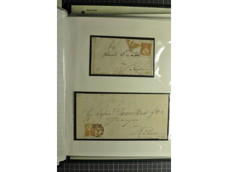 1577/1872, zweibändige Spezialsammlung, beginnend mit kpl. Brief 1577 von Simon Forgacs 'Capitanus Supremus" von Ungarn an de