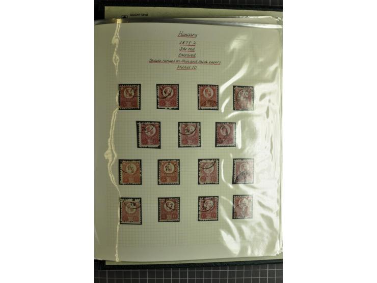 1577/1872, zweibändige Spezialsammlung, beginnend mit kpl. Brief 1577 von Simon Forgacs 'Capitanus Supremus" von Ungarn an de