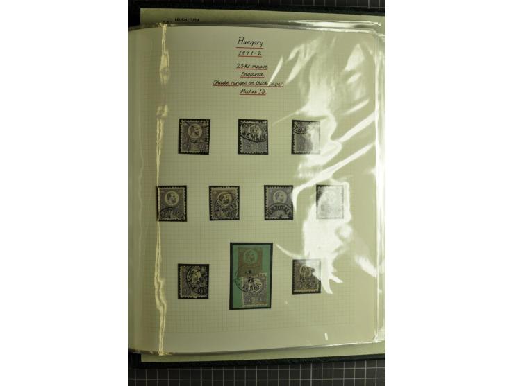1577/1872, zweibändige Spezialsammlung, beginnend mit kpl. Brief 1577 von Simon Forgacs 'Capitanus Supremus" von Ungarn an de