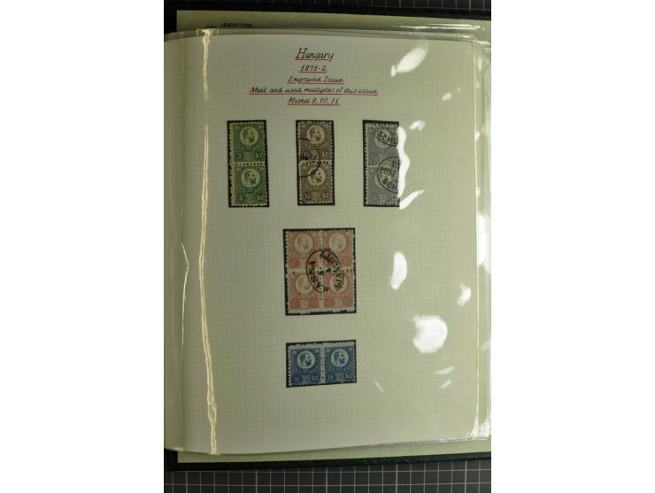 1577/1872, zweibändige Spezialsammlung, beginnend mit kpl. Brief 1577 von Simon Forgacs 'Capitanus Supremus" von Ungarn an de