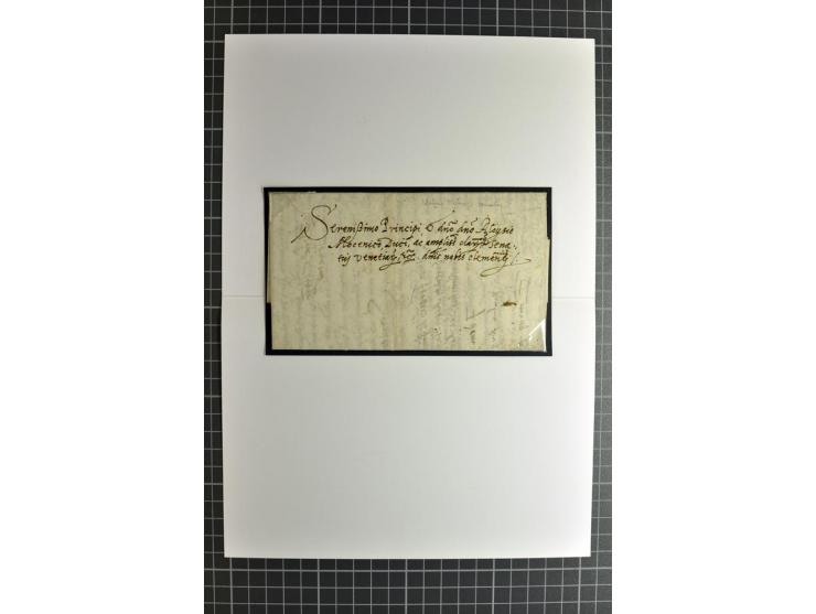 1577/1872, zweibändige Spezialsammlung, beginnend mit kpl. Brief 1577 von Simon Forgacs 'Capitanus Supremus" von Ungarn an de