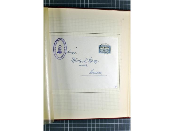 1921, ungebrauchte/postfrische und gestempelte Sammlung, dabei zahlreiche Besonderheiten wie kopfstehende und verschobene Auf