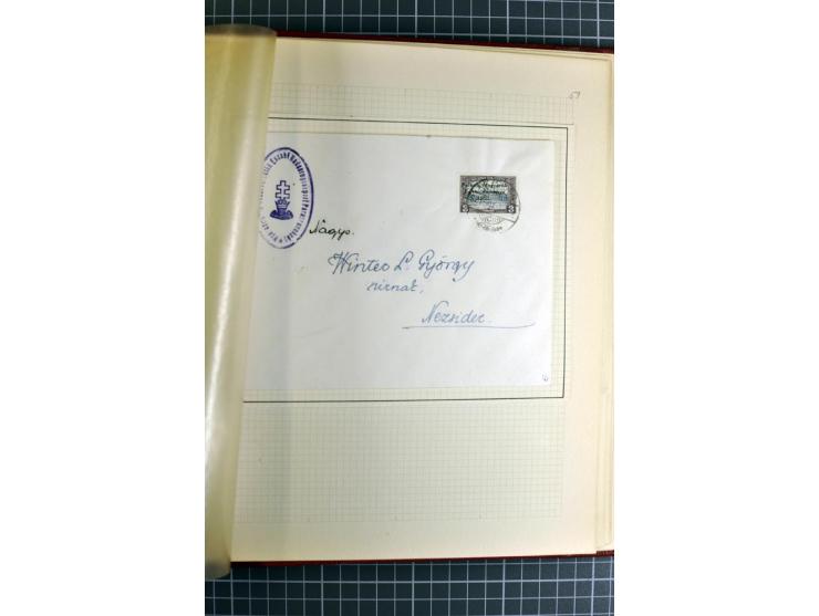 1921, ungebrauchte/postfrische und gestempelte Sammlung, dabei zahlreiche Besonderheiten wie kopfstehende und verschobene Auf