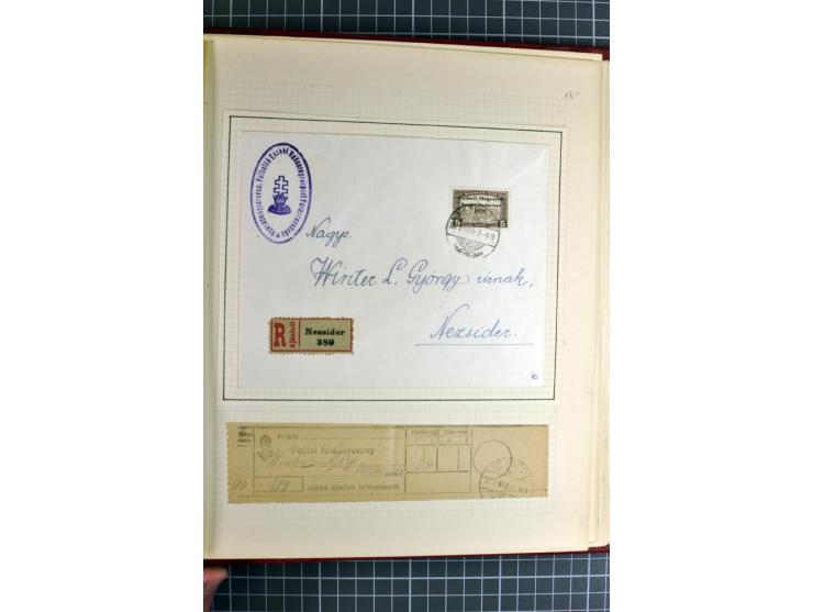 1921, ungebrauchte/postfrische und gestempelte Sammlung, dabei zahlreiche Besonderheiten wie kopfstehende und verschobene Auf