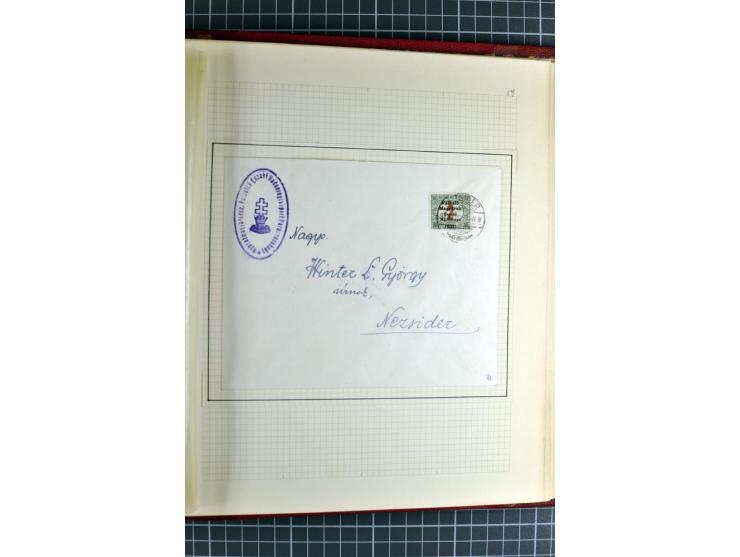1921, ungebrauchte/postfrische und gestempelte Sammlung, dabei zahlreiche Besonderheiten wie kopfstehende und verschobene Auf