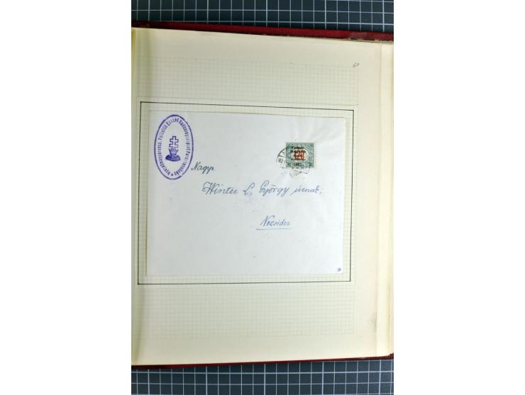 1921, ungebrauchte/postfrische und gestempelte Sammlung, dabei zahlreiche Besonderheiten wie kopfstehende und verschobene Auf