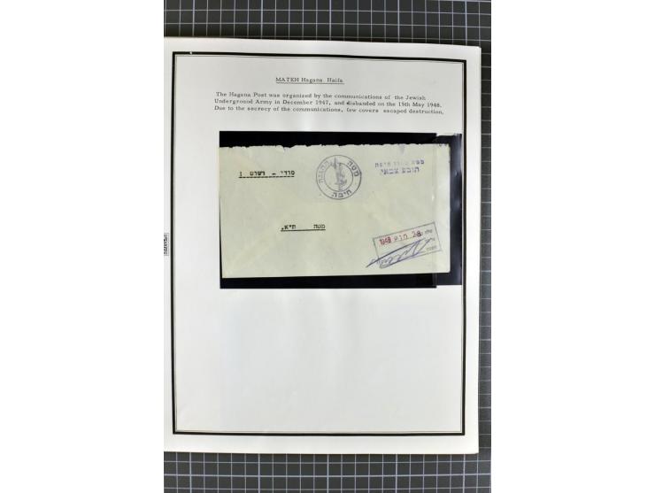 HOLY LAND: 1862/1948, postrische, ungebrauchte und gestempelte Sammlung mit deutscher-, französischer-, italienischer-, öster