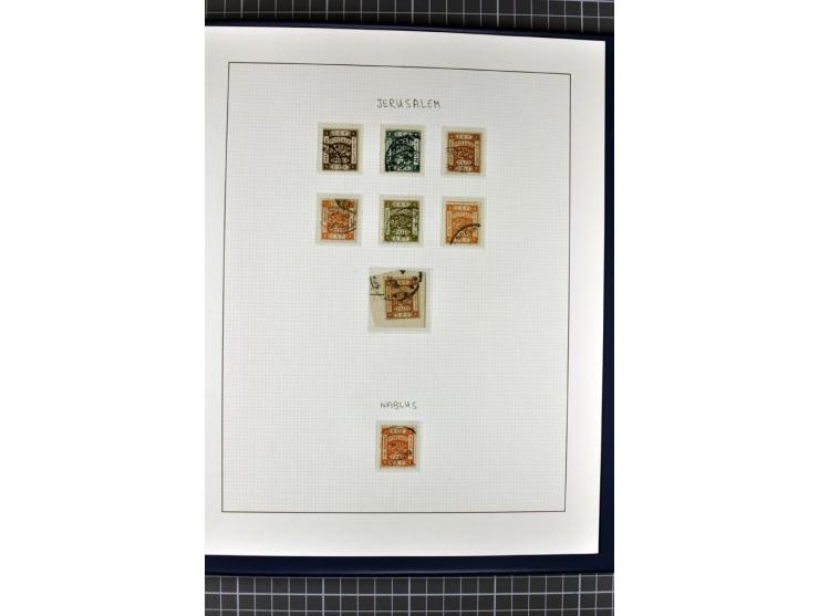 1918/27, 3bändige Spezialsammlung der Mi. 4-14,mit vielen Plattenfehlern, fehlenden Zähnungslöchern, Zwischenstegpaaren, Einh
