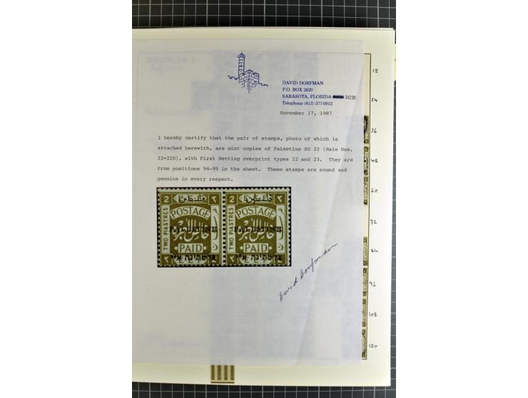 1920/21, reichhaltige Sammlung von Plattenrekonstruktionen, ungebraucht und gestempelt, dabei viele seltene Aufdrucktypen, Ei