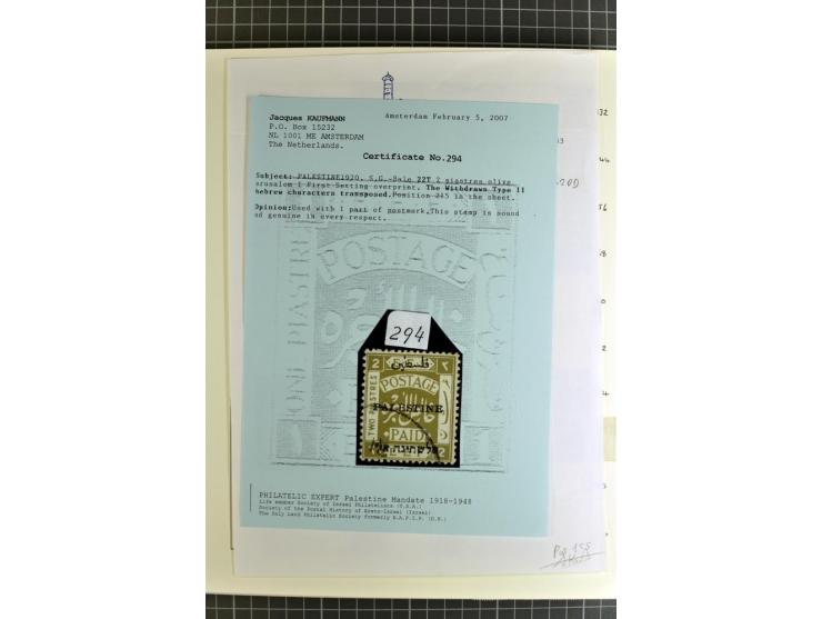 1920/21, reichhaltige Sammlung von Plattenrekonstruktionen, ungebraucht und gestempelt, dabei viele seltene Aufdrucktypen, Ei