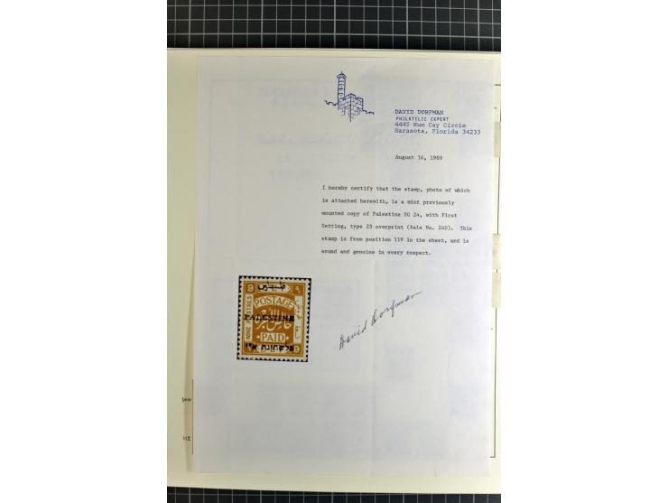 1920/21, reichhaltige Sammlung von Plattenrekonstruktionen, ungebraucht und gestempelt, dabei viele seltene Aufdrucktypen, Ei
