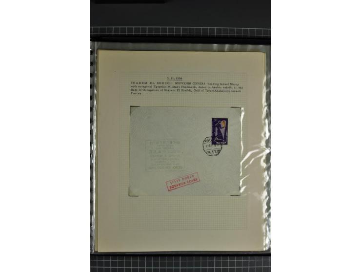 1939/48, interessante Sammlung von Luftpostbriefen von und überwiegend nach Palästina, dabei Reco und Zensur, dazu einige Bel