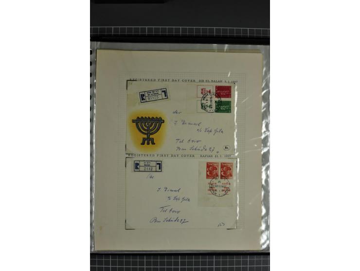 1939/48, interessante Sammlung von Luftpostbriefen von und überwiegend nach Palästina, dabei Reco und Zensur, dazu einige Bel