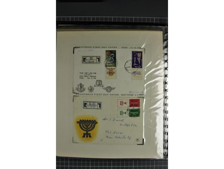 1939/48, interessante Sammlung von Luftpostbriefen von und überwiegend nach Palästina, dabei Reco und Zensur, dazu einige Bel