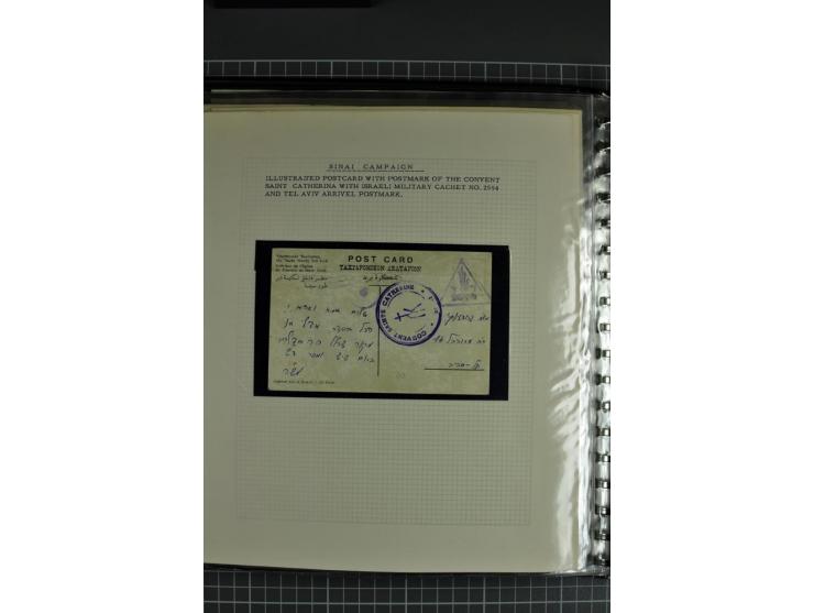 1939/48, interessante Sammlung von Luftpostbriefen von und überwiegend nach Palästina, dabei Reco und Zensur, dazu einige Bel