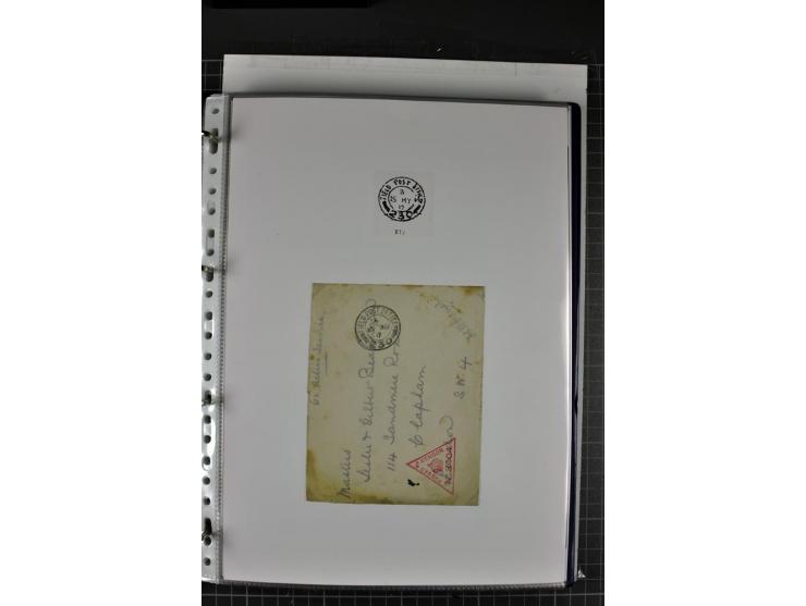 FELDPOST: 1918/47 (ca.), aufgezogene Sammlung mit Belegen der  britischen- (58), australischen- (12) und polnischen (1) Trupp