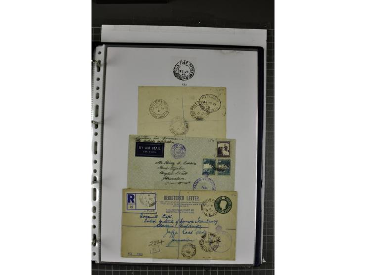 FELDPOST: 1918/47 (ca.), aufgezogene Sammlung mit Belegen der  britischen- (58), australischen- (12) und polnischen (1) Trupp