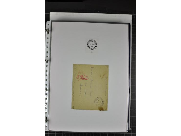 FELDPOST: 1918/47 (ca.), aufgezogene Sammlung mit Belegen der  britischen- (58), australischen- (12) und polnischen (1) Trupp