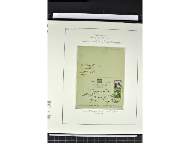 GANZSACHEN: 1927/46,ungebrauchte und gebrauchte 2bändige Sammlung, sehr reichhaltig mit u.a. Bale PC1a, PC2 in Type 1 and 2 (