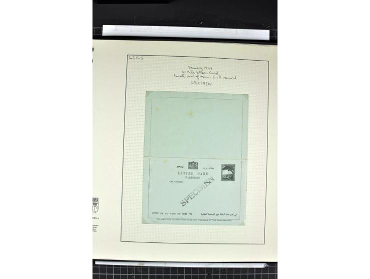GANZSACHEN: 1927/46,ungebrauchte und gebrauchte 2bändige Sammlung, sehr reichhaltig mit u.a. Bale PC1a, PC2 in Type 1 and 2 (