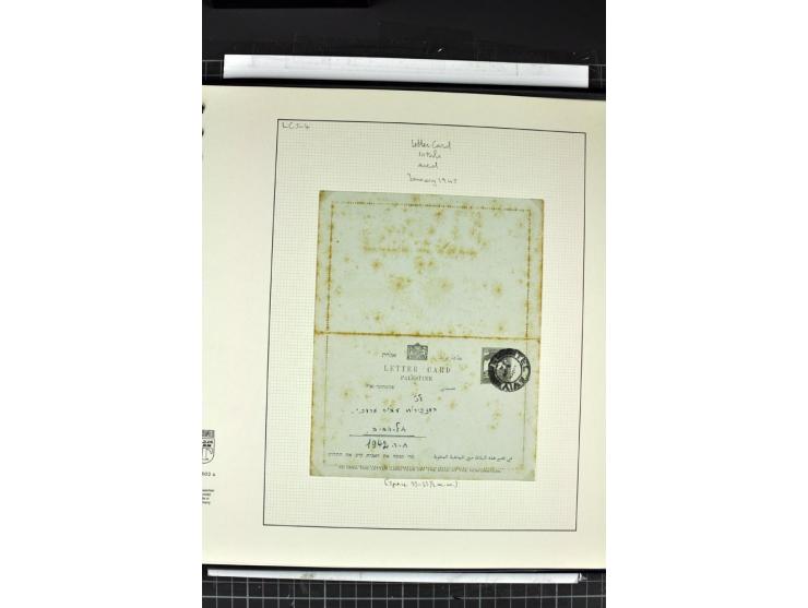 GANZSACHEN: 1927/46,ungebrauchte und gebrauchte 2bändige Sammlung, sehr reichhaltig mit u.a. Bale PC1a, PC2 in Type 1 and 2 (