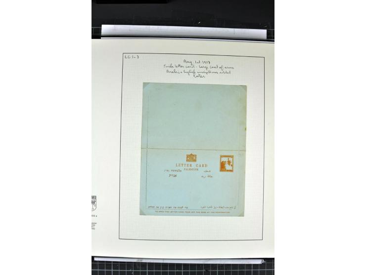 GANZSACHEN: 1927/46,ungebrauchte und gebrauchte 2bändige Sammlung, sehr reichhaltig mit u.a. Bale PC1a, PC2 in Type 1 and 2 (