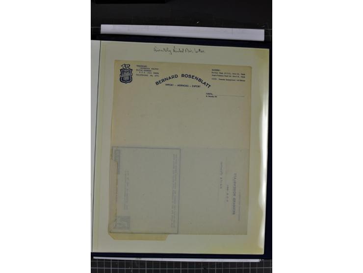 GANZSACHEN: 1927/46,ungebrauchte und gebrauchte 2bändige Sammlung, sehr reichhaltig mit u.a. Bale PC1a, PC2 in Type 1 and 2 (