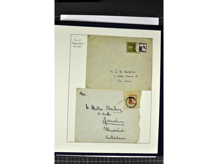 GANZSACHEN: 1927/46,ungebrauchte und gebrauchte 2bändige Sammlung, sehr reichhaltig mit u.a. Bale PC1a, PC2 in Type 1 and 2 (