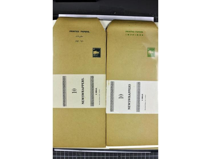 GANZSACHEN: 1927/46,ungebrauchte und gebrauchte 2bändige Sammlung, sehr reichhaltig mit u.a. Bale PC1a, PC2 in Type 1 and 2 (
