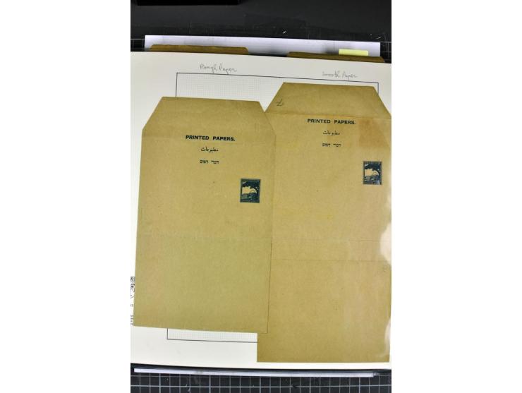 GANZSACHEN: 1927/46,ungebrauchte und gebrauchte 2bändige Sammlung, sehr reichhaltig mit u.a. Bale PC1a, PC2 in Type 1 and 2 (