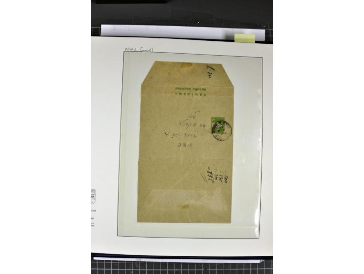 GANZSACHEN: 1927/46,ungebrauchte und gebrauchte 2bändige Sammlung, sehr reichhaltig mit u.a. Bale PC1a, PC2 in Type 1 and 2 (