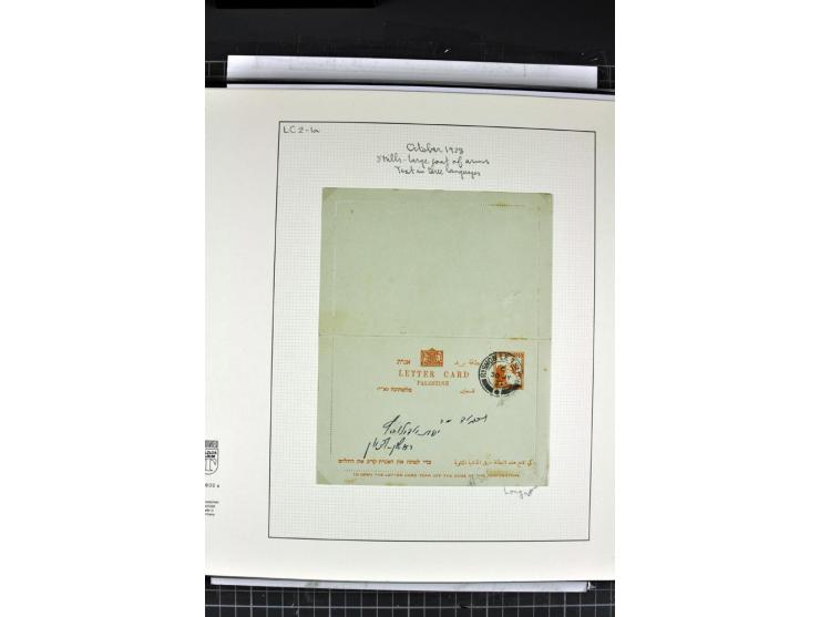 GANZSACHEN: 1927/46,ungebrauchte und gebrauchte 2bändige Sammlung, sehr reichhaltig mit u.a. Bale PC1a, PC2 in Type 1 and 2 (