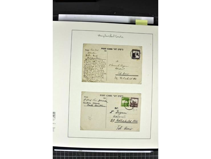 GANZSACHEN: 1927/46,ungebrauchte und gebrauchte 2bändige Sammlung, sehr reichhaltig mit u.a. Bale PC1a, PC2 in Type 1 and 2 (