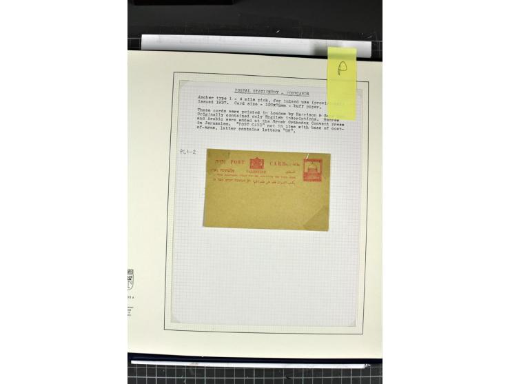GANZSACHEN: 1927/46,ungebrauchte und gebrauchte 2bändige Sammlung, sehr reichhaltig mit u.a. Bale PC1a, PC2 in Type 1 and 2 (