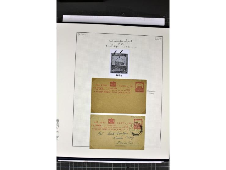 GANZSACHEN: 1927/46,ungebrauchte und gebrauchte 2bändige Sammlung, sehr reichhaltig mit u.a. Bale PC1a, PC2 in Type 1 and 2 (