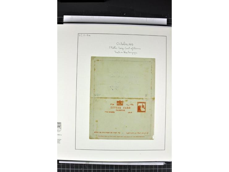 GANZSACHEN: 1927/46,ungebrauchte und gebrauchte 2bändige Sammlung, sehr reichhaltig mit u.a. Bale PC1a, PC2 in Type 1 and 2 (