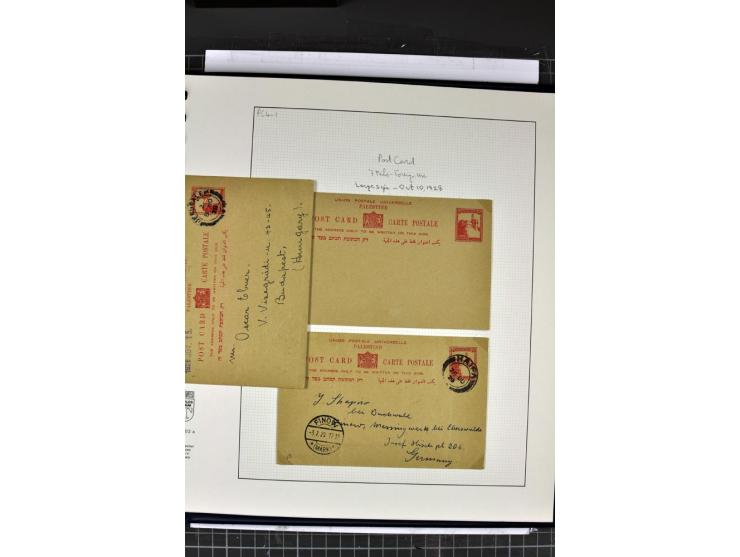 GANZSACHEN: 1927/46,ungebrauchte und gebrauchte 2bändige Sammlung, sehr reichhaltig mit u.a. Bale PC1a, PC2 in Type 1 and 2 (