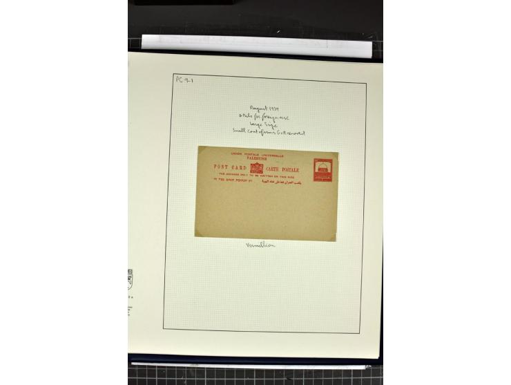 GANZSACHEN: 1927/46,ungebrauchte und gebrauchte 2bändige Sammlung, sehr reichhaltig mit u.a. Bale PC1a, PC2 in Type 1 and 2 (