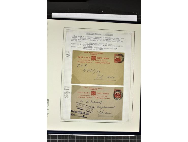 GANZSACHEN: 1927/46,ungebrauchte und gebrauchte 2bändige Sammlung, sehr reichhaltig mit u.a. Bale PC1a, PC2 in Type 1 and 2 (