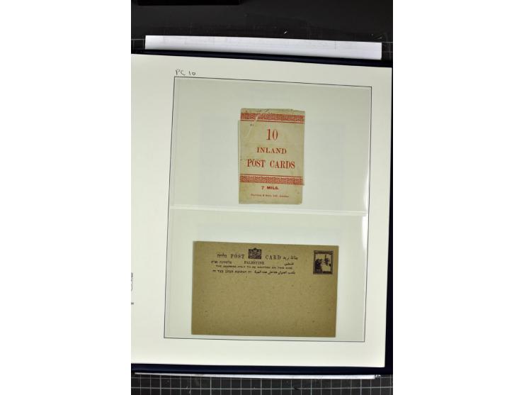GANZSACHEN: 1927/46,ungebrauchte und gebrauchte 2bändige Sammlung, sehr reichhaltig mit u.a. Bale PC1a, PC2 in Type 1 and 2 (