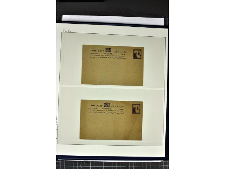 GANZSACHEN: 1927/46,ungebrauchte und gebrauchte 2bändige Sammlung, sehr reichhaltig mit u.a. Bale PC1a, PC2 in Type 1 and 2 (