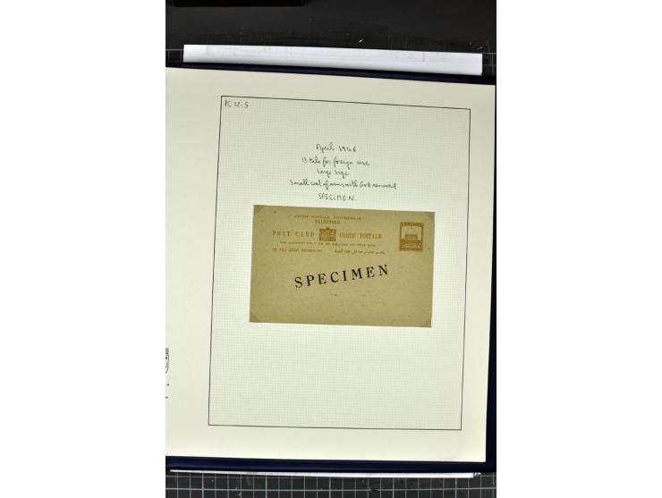 GANZSACHEN: 1927/46,ungebrauchte und gebrauchte 2bändige Sammlung, sehr reichhaltig mit u.a. Bale PC1a, PC2 in Type 1 and 2 (