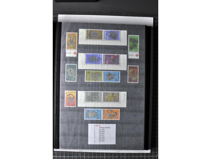  1943/2011, postfrische, anfangs etwas ungebrauchte Sammlung mit besseren Ausgaben wie Mi.-Nr. 1058 etc.