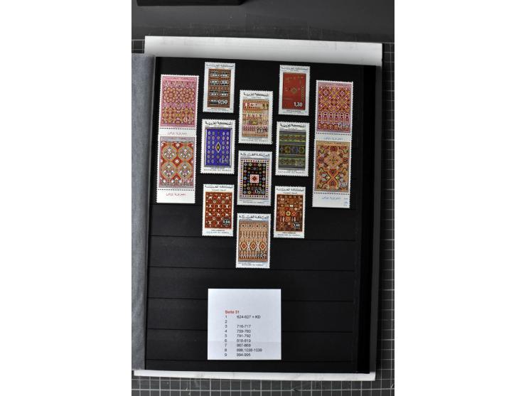  1943/2011, postfrische, anfangs etwas ungebrauchte Sammlung mit besseren Ausgaben wie Mi.-Nr. 1058 etc.