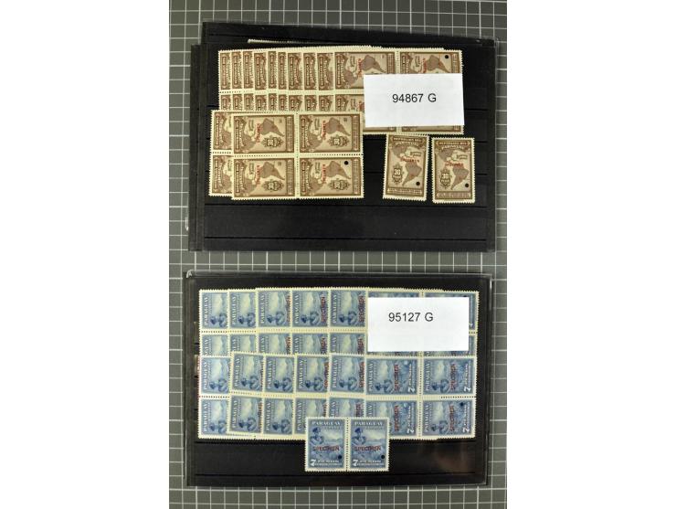 1939/41 (ca.), postfrischer Lagerbestand von über 9000 Werten mit Aufdruck 'SPECIMEN' und amtlicher Lochung, dabei kpl. Sätze
